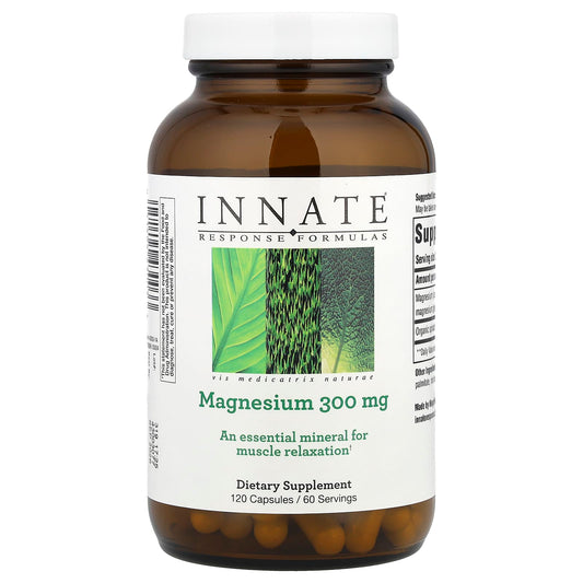 Magnesium Supplement for Muscle Relaxation | 300mg, 120 Capsules - Image 1