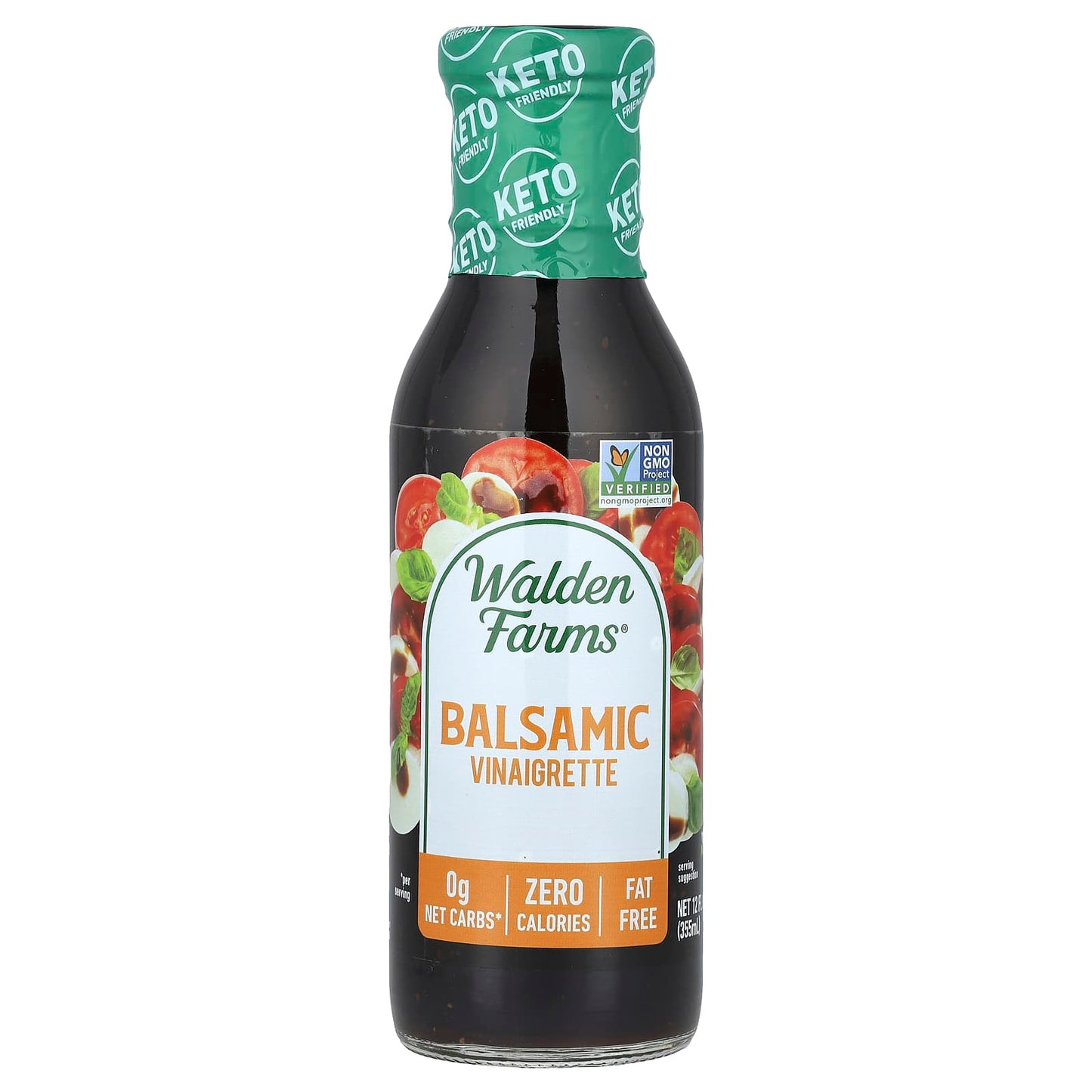 Walden Farms, Balsamic Vinaigrette, 12 fl oz (355 ml) - Image 1