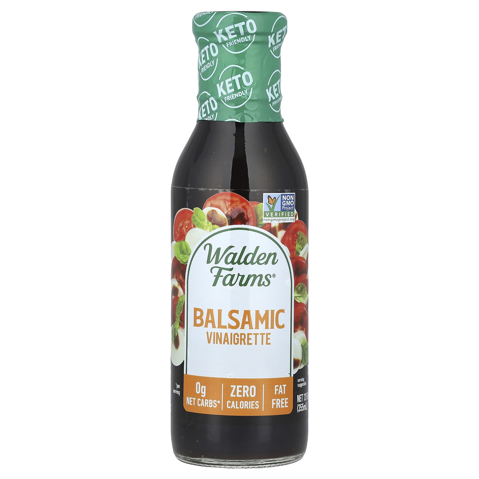 Walden Farms, Balsamic Vinaigrette, 12 fl oz (355 ml) - Image 1