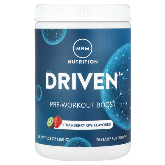 MRM Nutrition, DRIVEN™, Pre-Workout Boost, Strawberry Kiwi, 12.3 oz (350 g) - Image 1