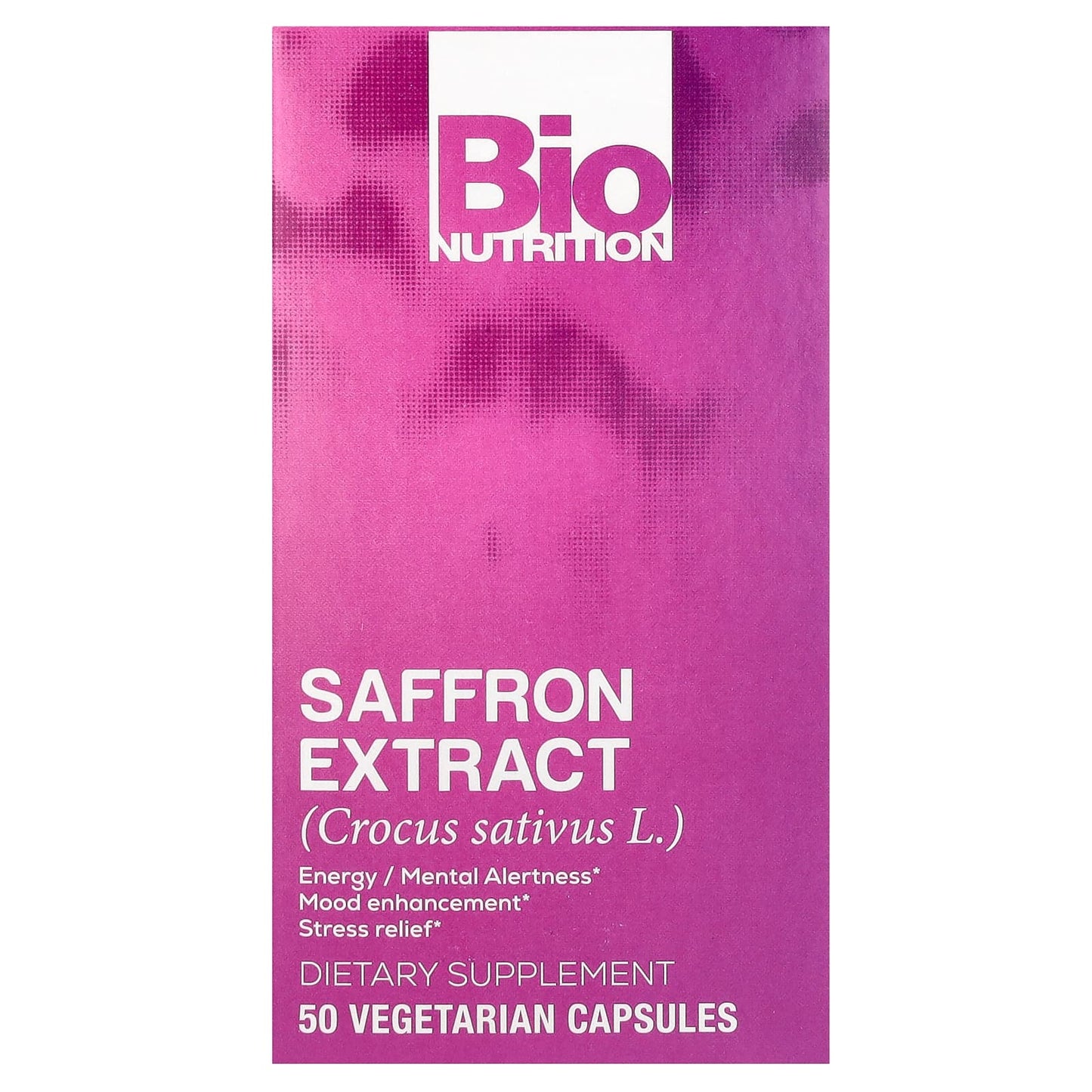 Saffron Extract Capsules for Energy, Mood & Stress Relief - 50 Veggie Capsules - Image 1