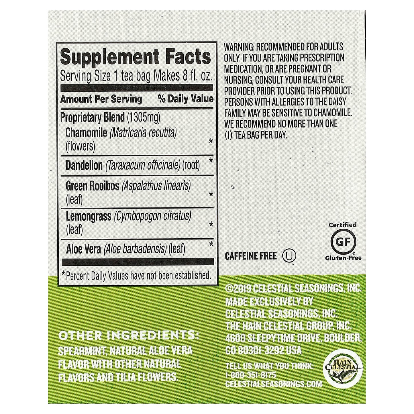Celestial Seasonings Sleepytime Detox Tea, Caffeine Free, 20 Sachets - Image 2