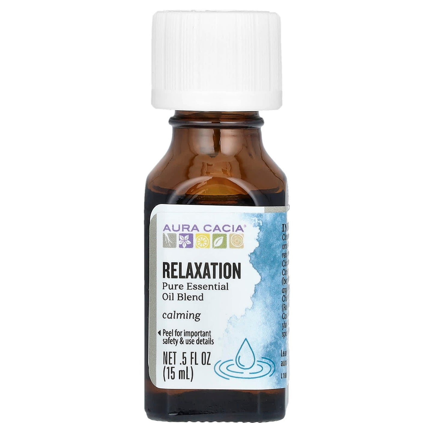 Aura Cacia Relaxation Essential Oil Blend - 0.5 fl oz (15 ml) - Image 1