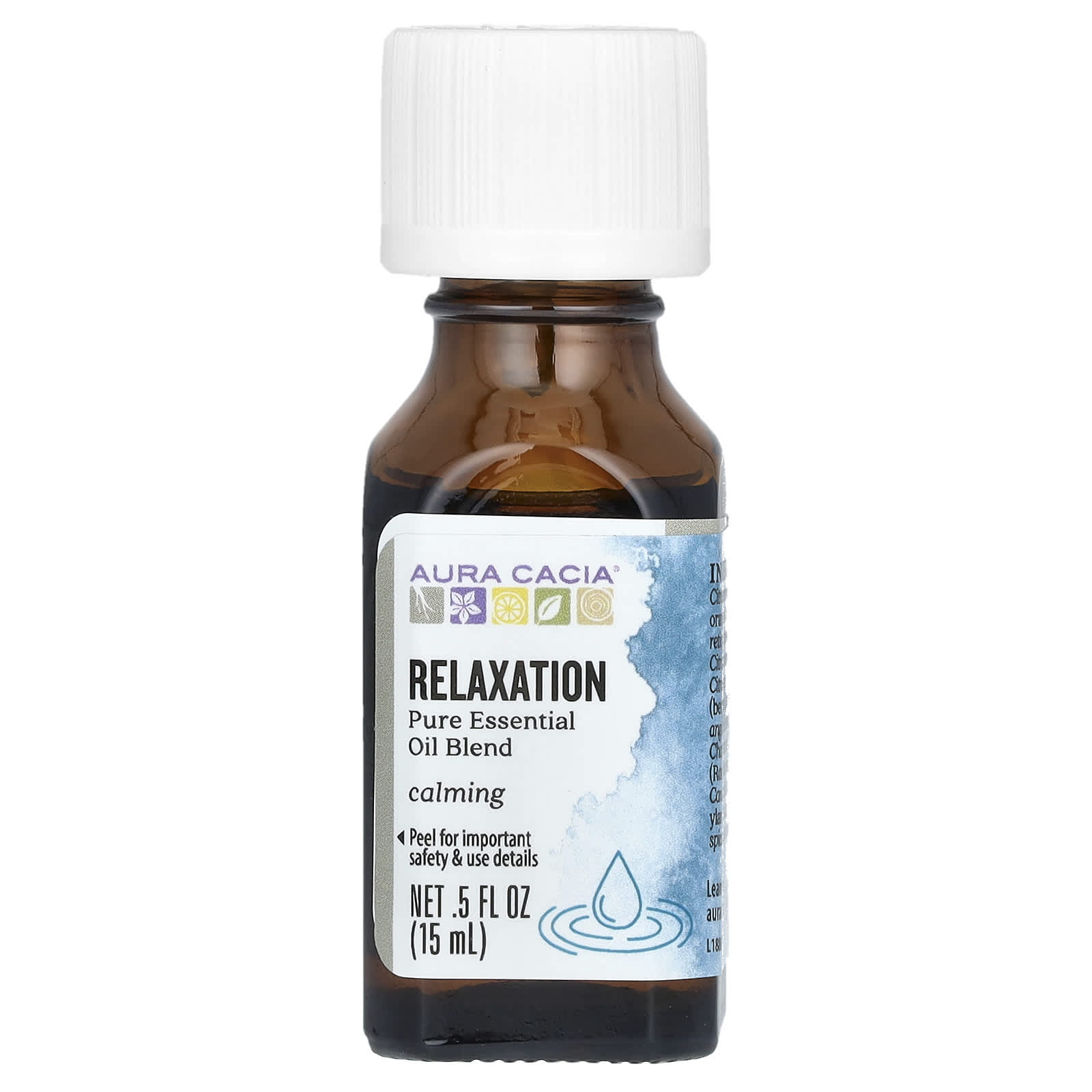 Aura Cacia Relaxation Essential Oil Blend - 0.5 fl oz (15 ml) - Image 1