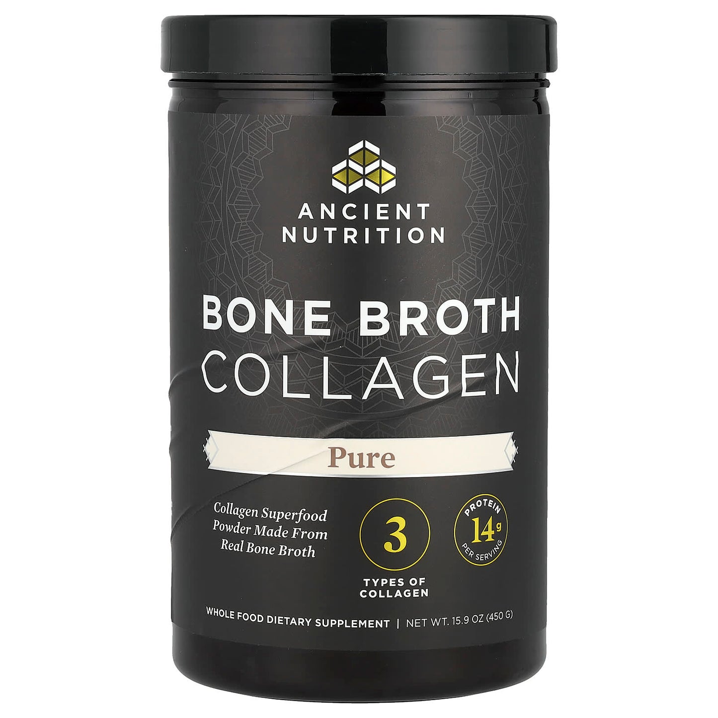 Collagen Superfood Powder by Ancient Nutrition - 15.9 oz (450g) - Image 1