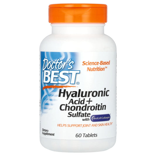 Hyaluronic Acid + Chondroitin Sulfate with BioCell Collagen - 60 Tablets - Image 1