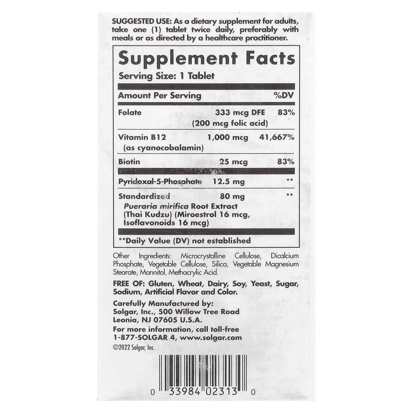 Solgar, Women's Balancing Formula, 60 Tablets - Image 2