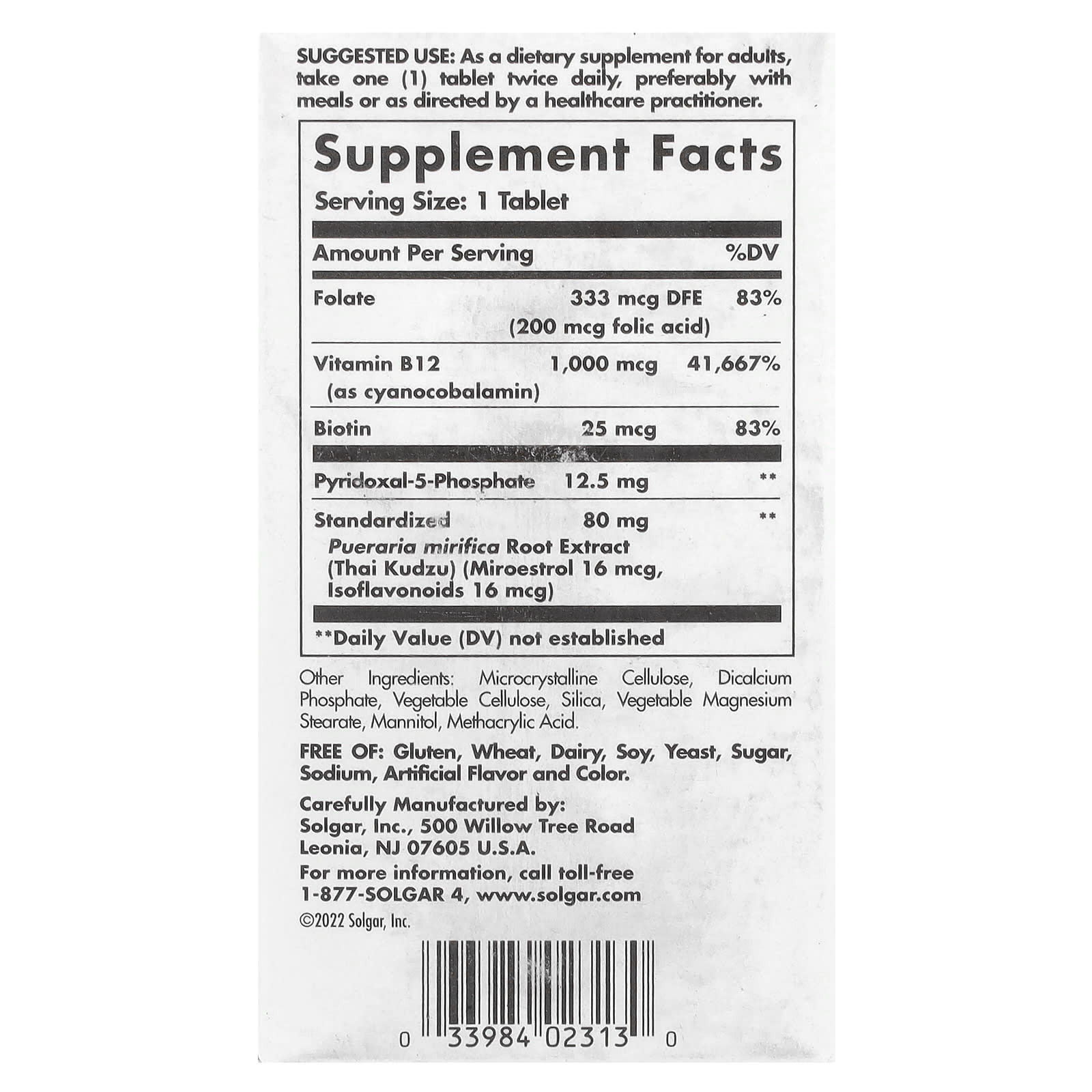 Solgar, Women's Balancing Formula, 60 Tablets - Image 2