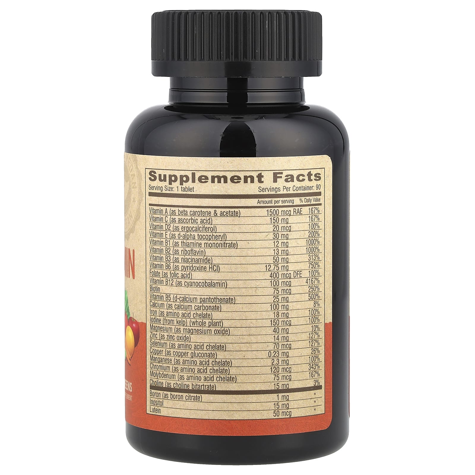 Deva Vegan Multivitamin & Mineral Supplement - 90 Coated Tablets - Image 2
