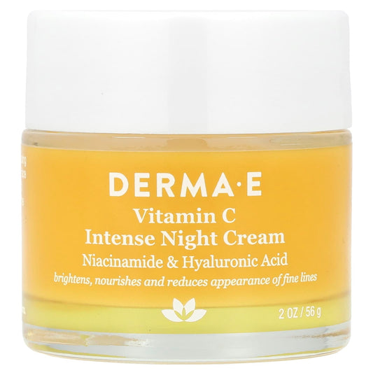 Derma E Vitamin C Intense Night Cream, 2oz - Anti Aging Moisturizer - Image 1