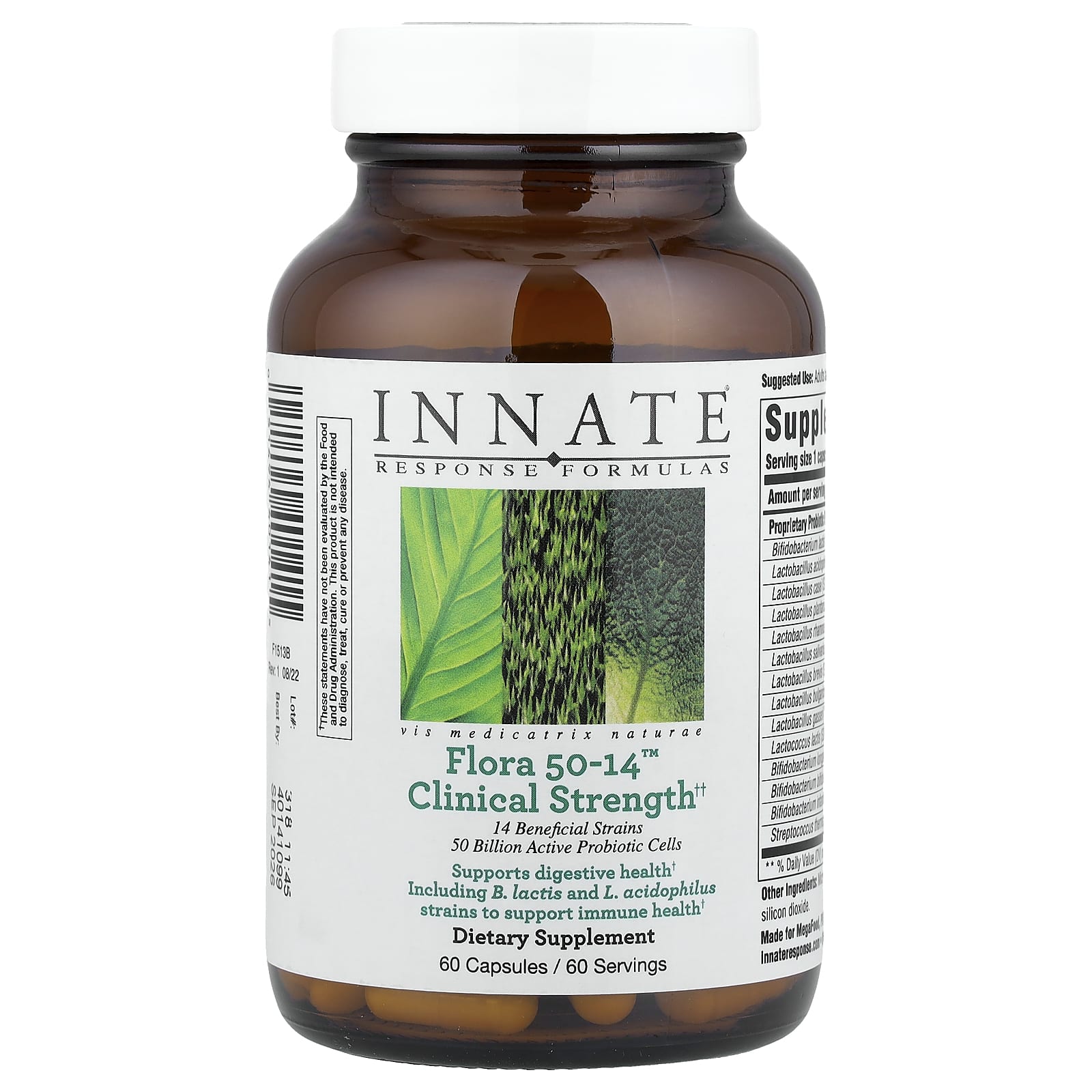 Flora 50-14 Clinical Strength Probiotics - 50 Billion CFU - Image 1