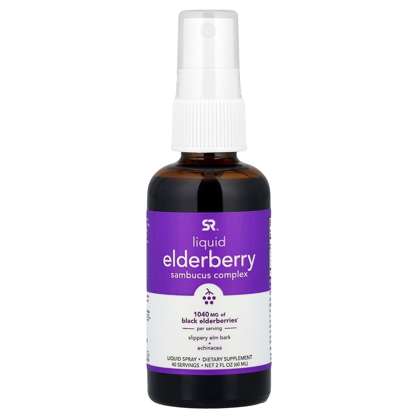 Sports Research, Liquid Elderberry, Sambucus Complex , 2 fl oz (60 ml) - Image 1