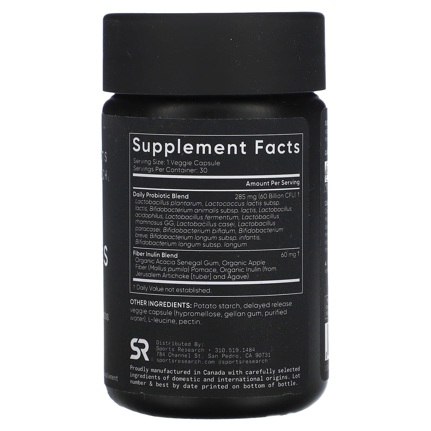 Sports Research, Daily Probiotics, 60 Billion CFU, 30 Delayed Release Capsules - Image 2