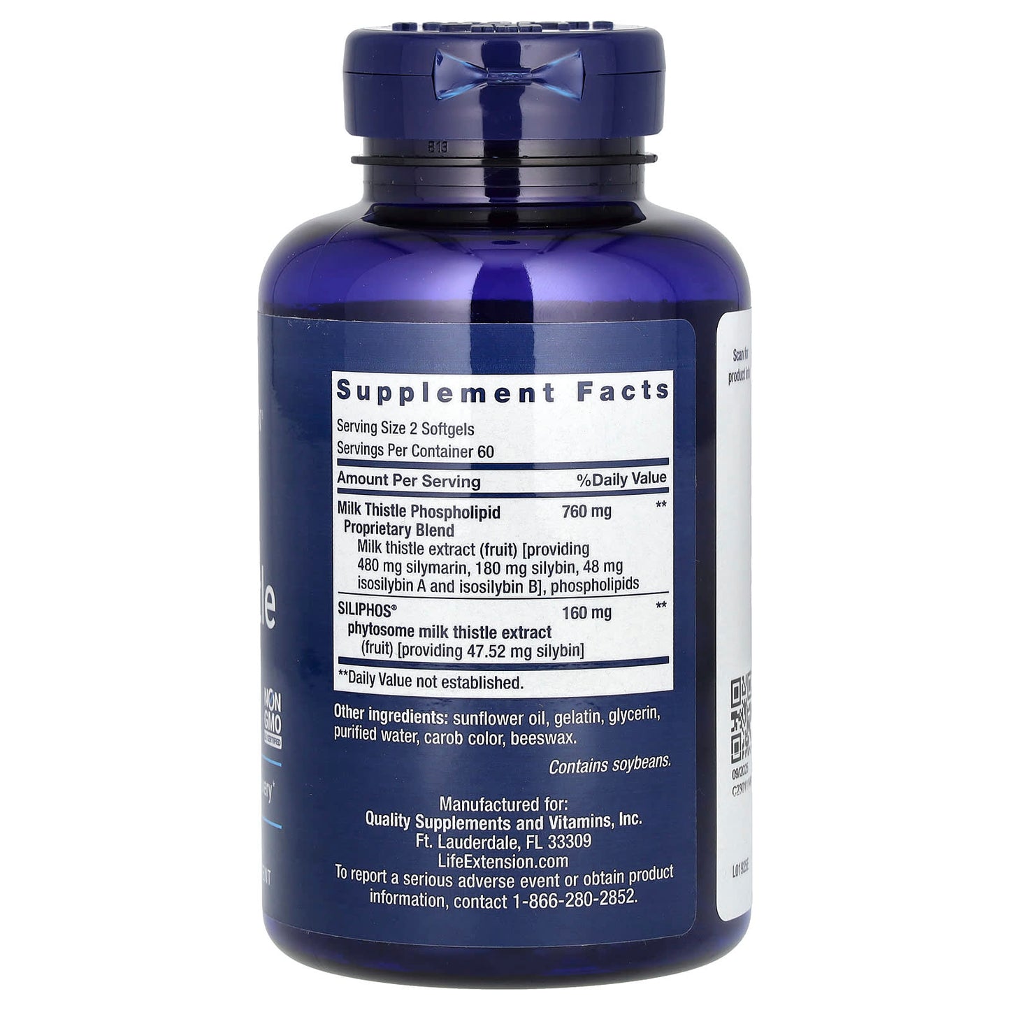 Life Extension, Advanced Milk Thistle, 120 Softgels - Image 2
