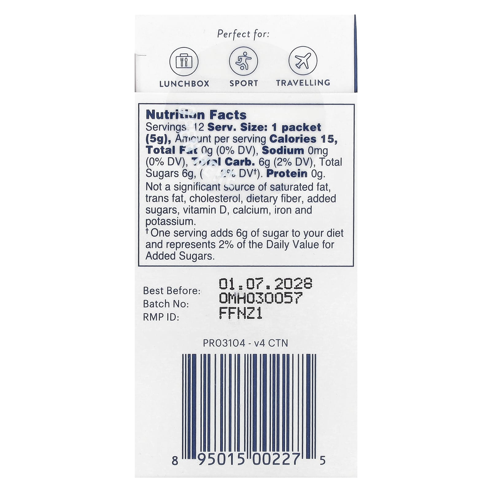 Manuka Health, Manuka Honey On-The-Go, UMF 6+, MGO 115+, 12 Packets, 0.176 oz (5 g) Each