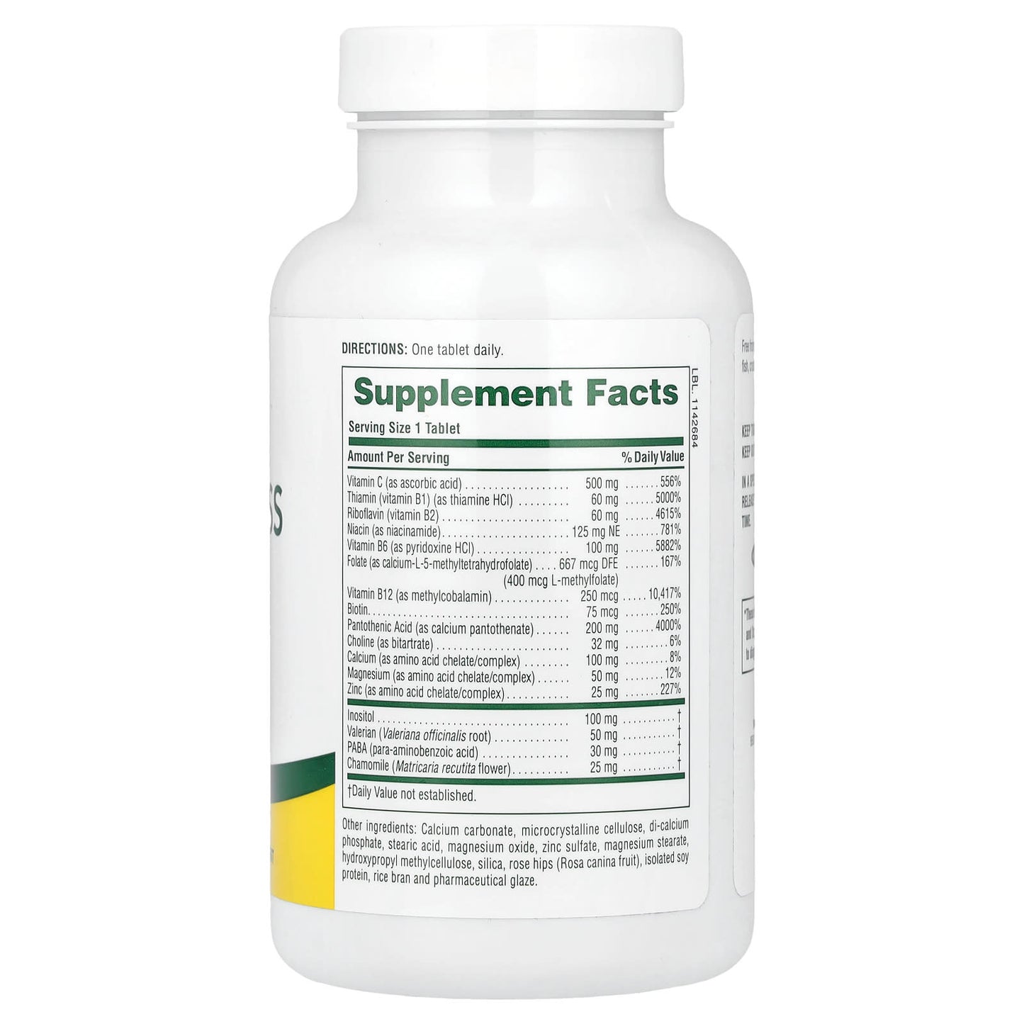 NaturesPlus, Sustained Release Mega-Stress, 90 Tablets - Image 2
