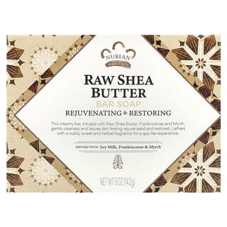 Nubian Heritage Raw Shea Butter Soap Bar, 5 oz - Cruelty-Free & Sustainably Made