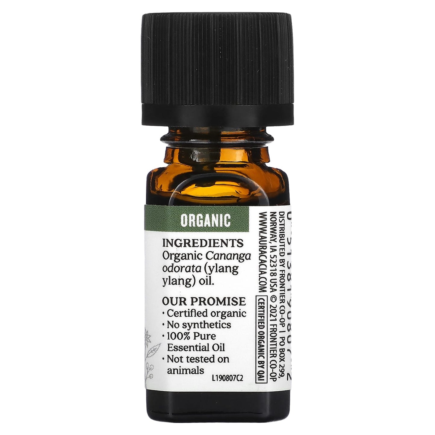 Aura Cacia Organic Ylang Ylang Essential Oil, 100% Pure, 0.25 fl oz - Image 2