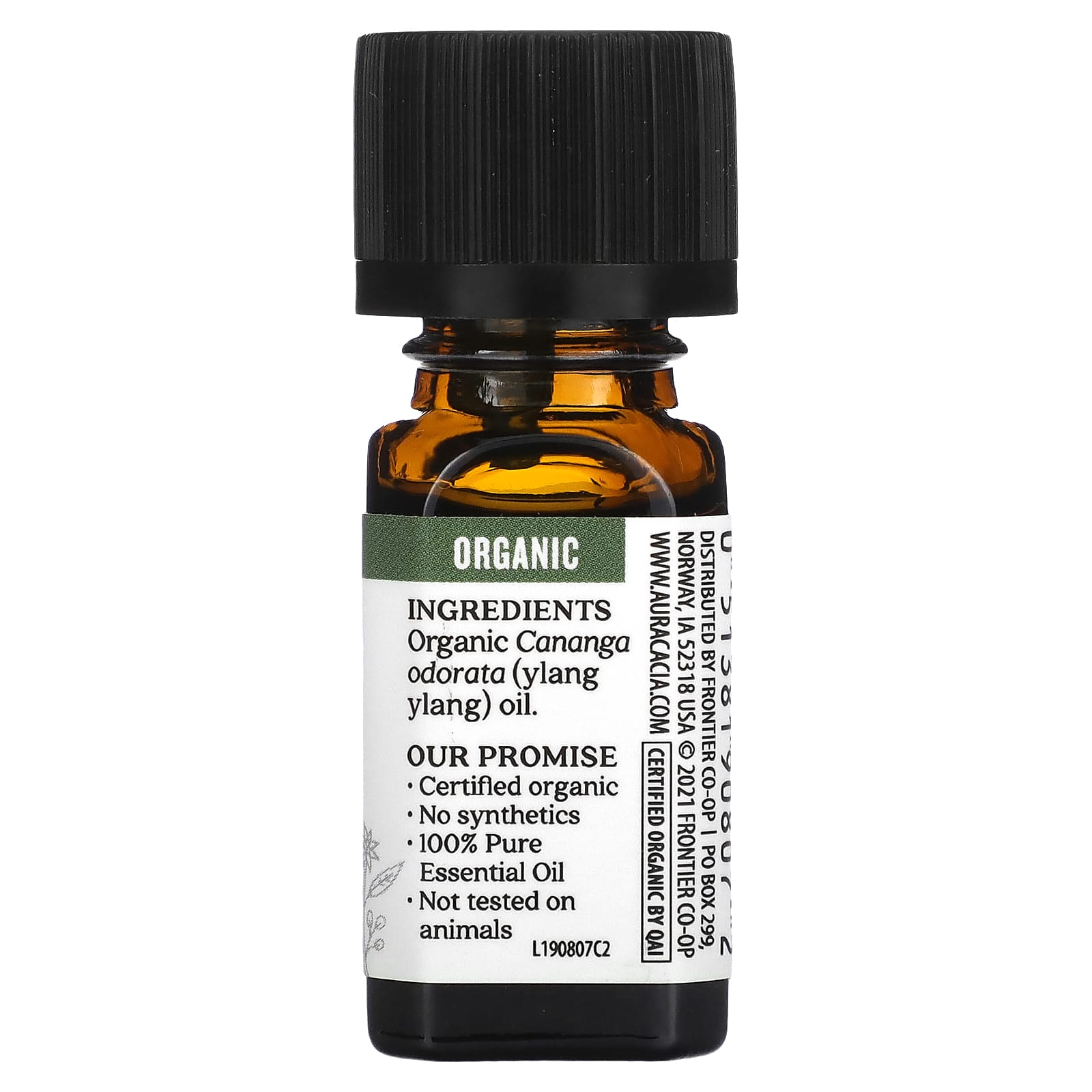 Aura Cacia Organic Ylang Ylang Essential Oil, 100% Pure, 0.25 fl oz - Image 2
