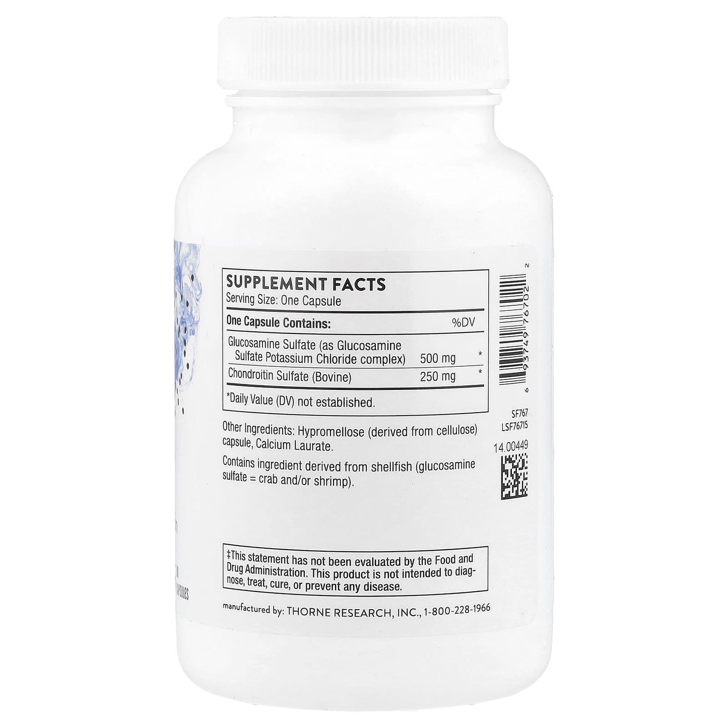 Thorne, Glucosamine & Chondroitin, 90 Capsules - Image 2