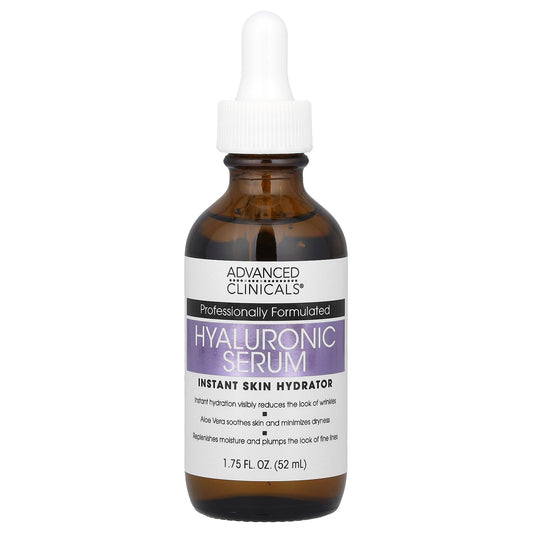 Hydrate Your Skin with Advanced Clinicals Hyaluronic Serum, 1.75 fl oz - Image 1