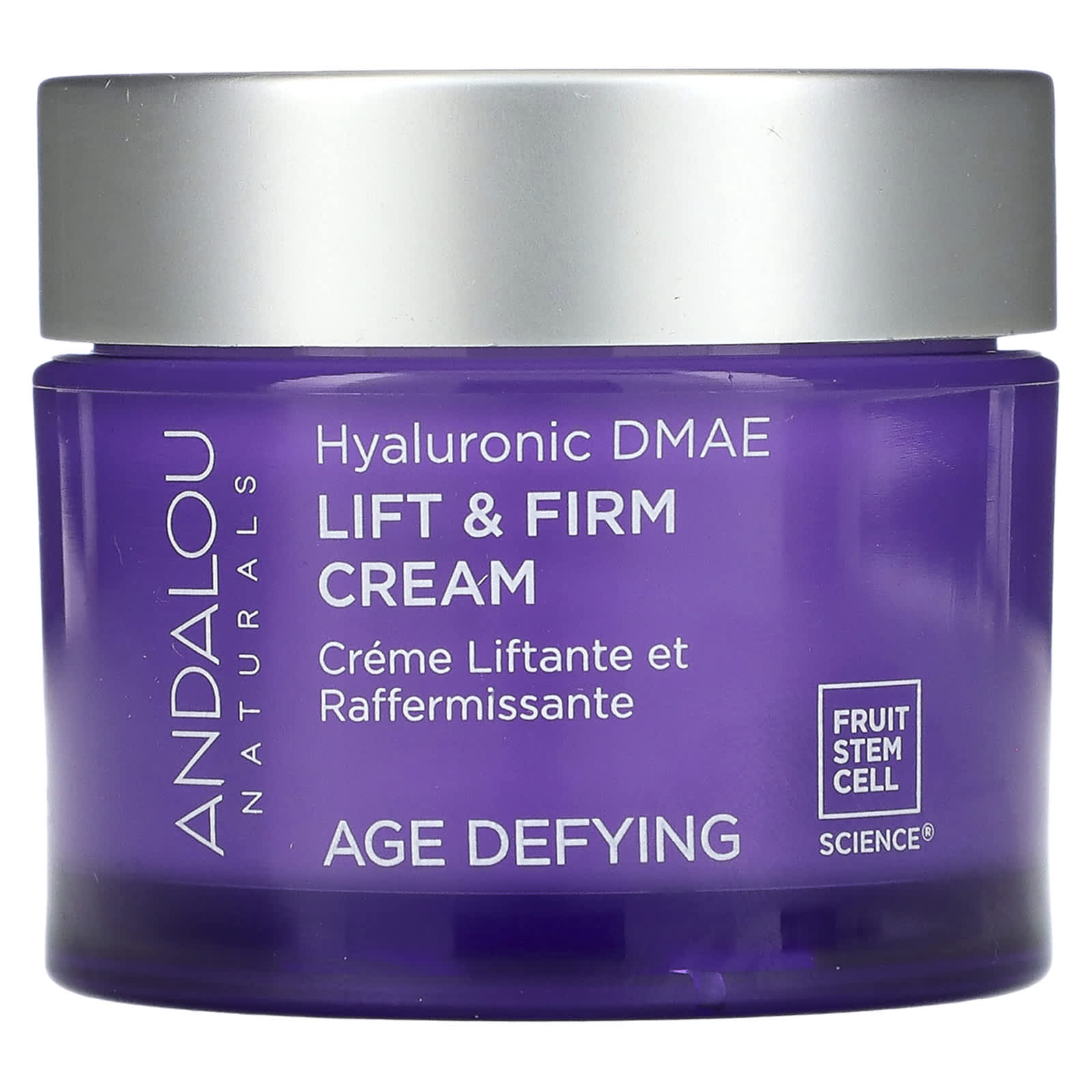 Andalou Naturals Lift & Firm Cream, Hyaluronic DMAE, Age Defying - Image 1