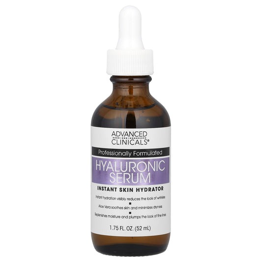 Hydrate Your Skin with Advanced Clinicals Hyaluronic Serum, 1.75 fl oz - Image 1