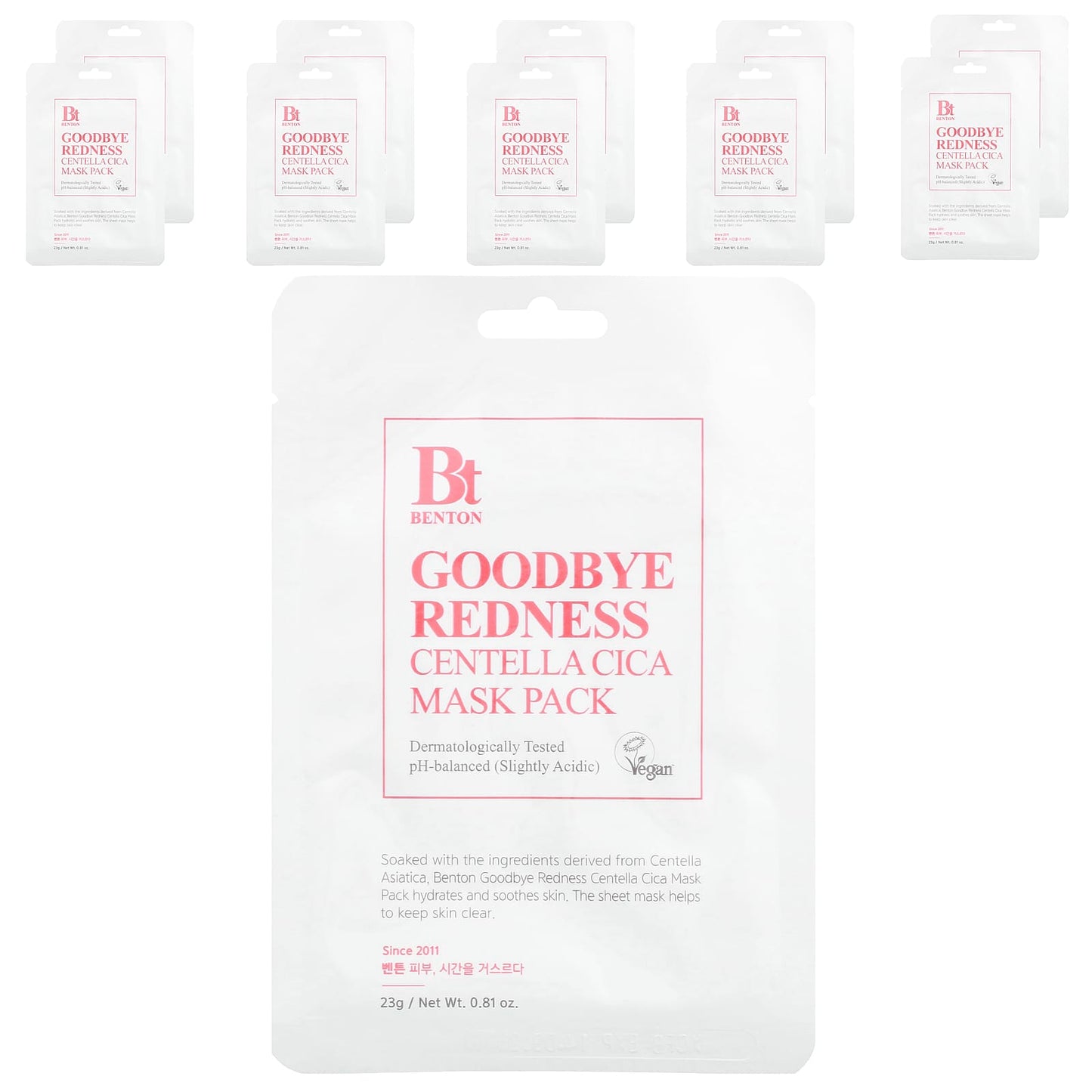 Benton Centella Cica Mask Pack for Redness and Hydration - Image 1