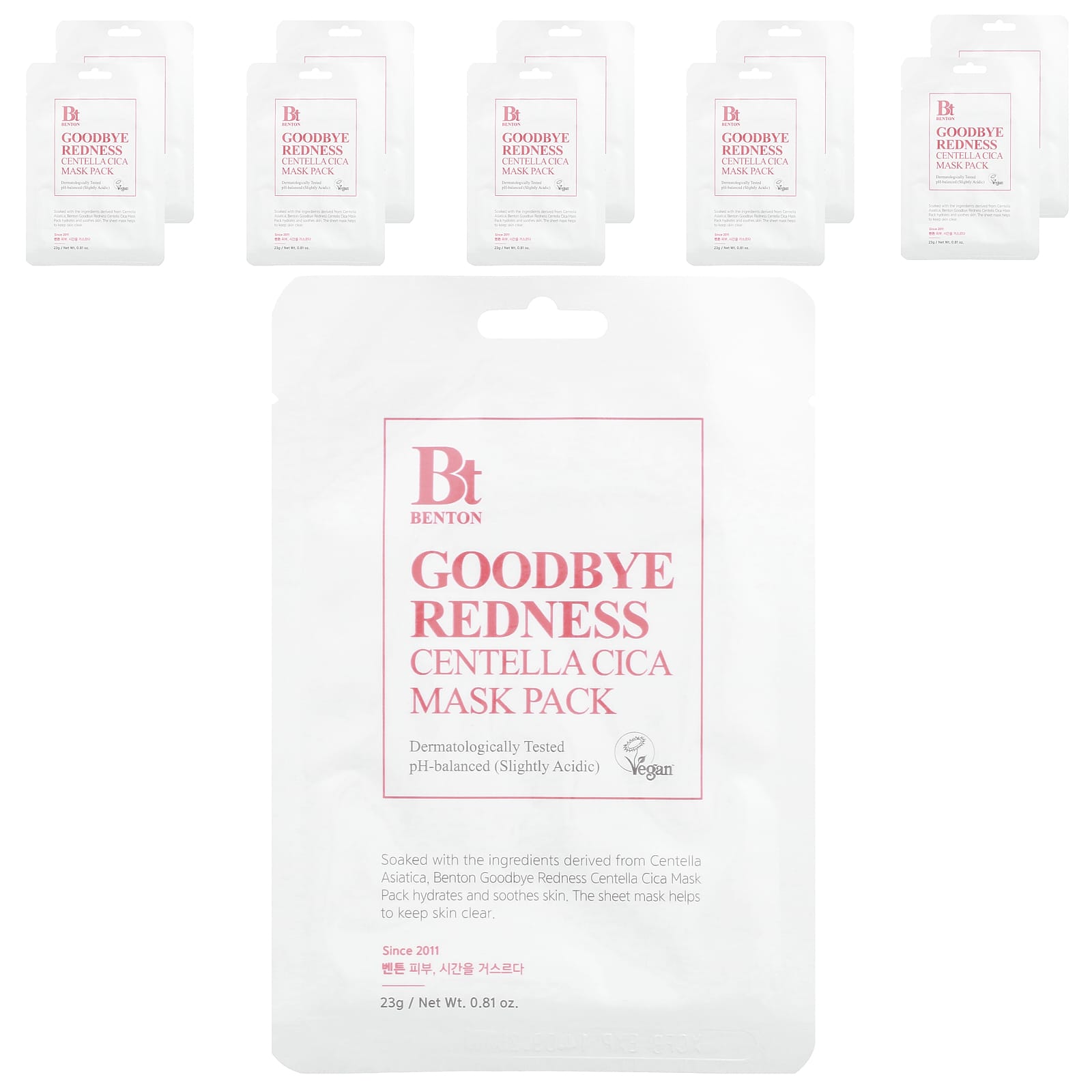 Benton Centella Cica Mask Pack for Redness and Hydration - Image 1