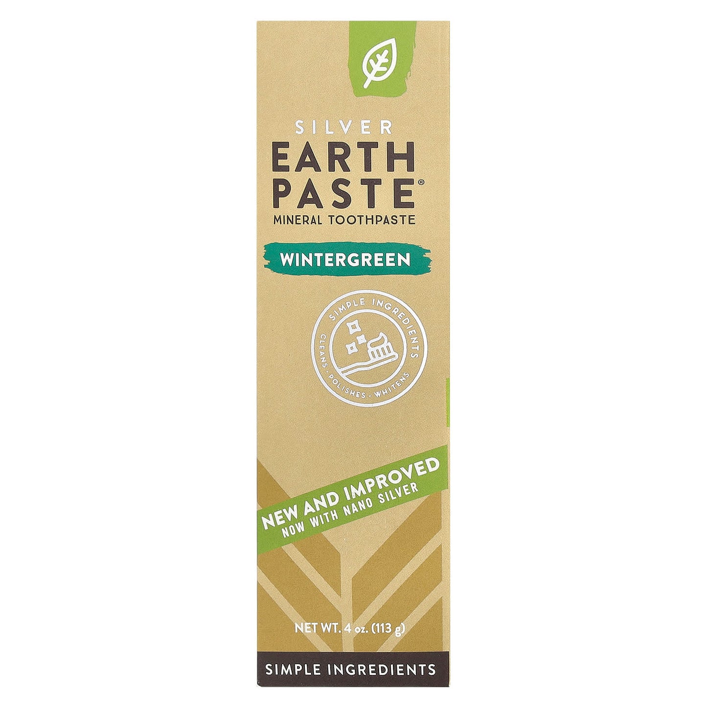 Redmond Trading Company, Silver Earth Paste®, Mineral Toothpaste, Wintergreen, 4 oz (113 g) - Image 2