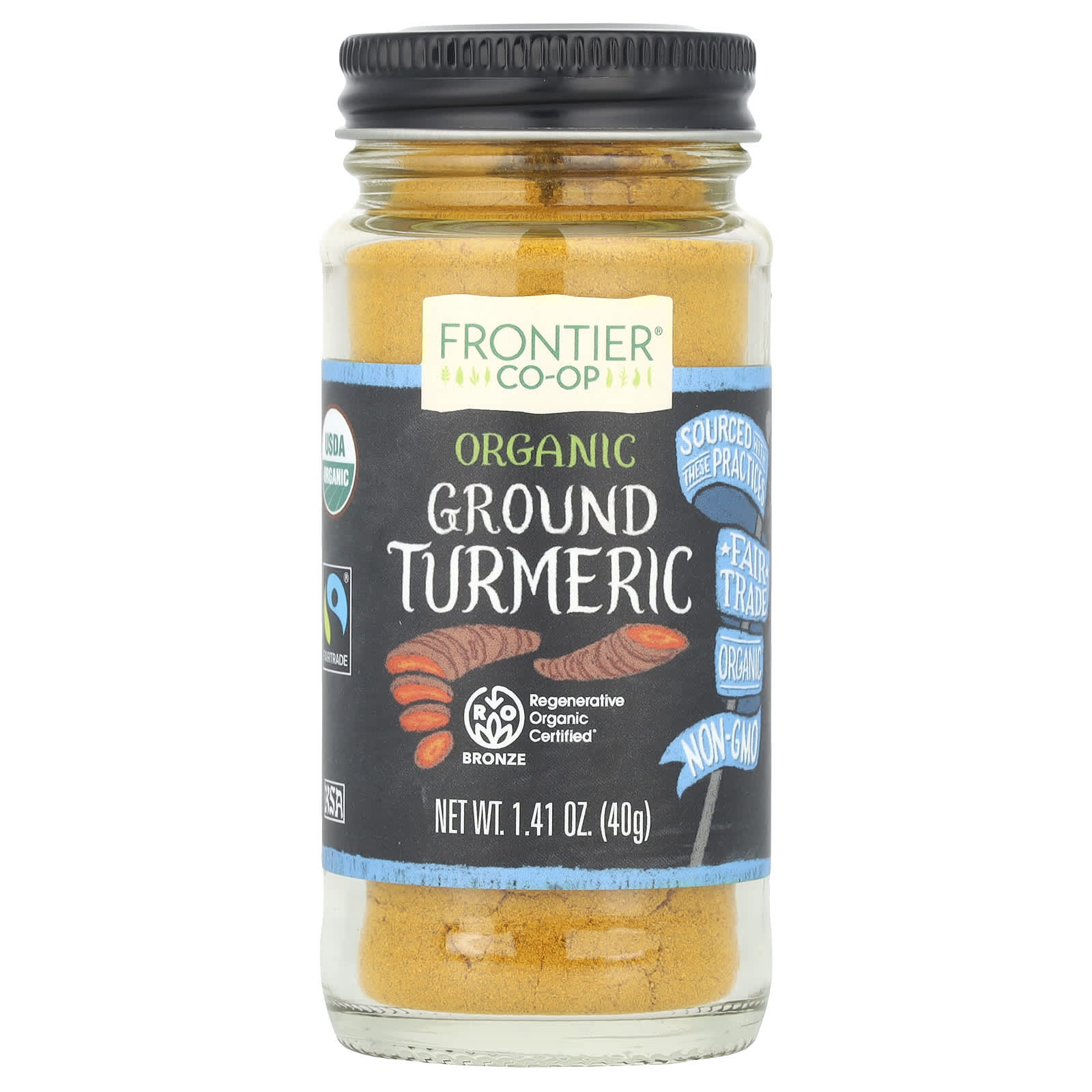 Organic Turmeric Powder by Frontier Co-op, 40g - Image 1