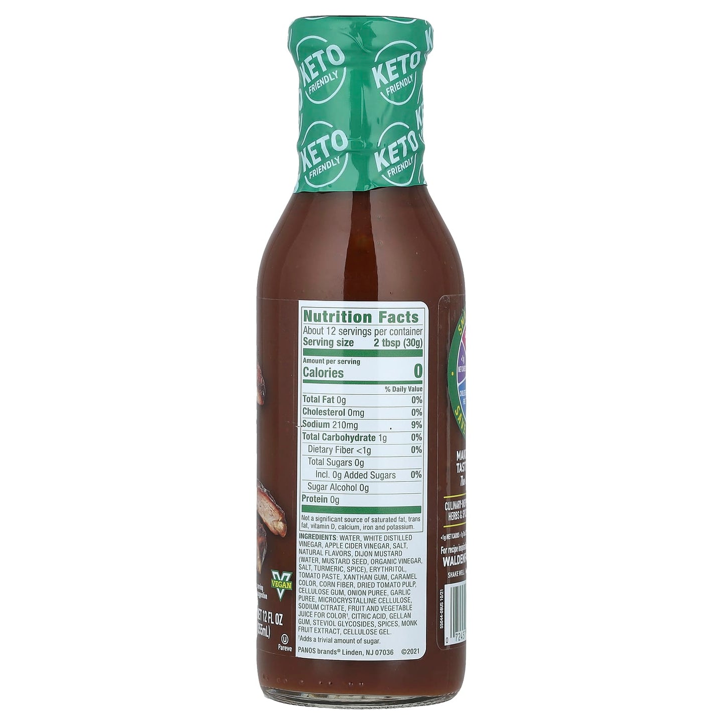 Walden Farms, Hickory Smoked Barbecue Sauce, 12 fl oz (355 ml) - Image 2