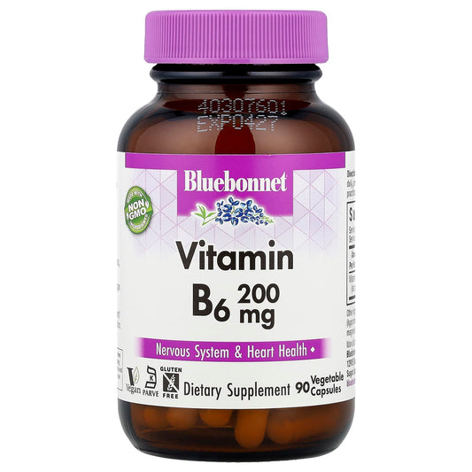 Boost Nervous System & Heart Health with Bluebonnet Nutrition Vitamin B6 - Image 1