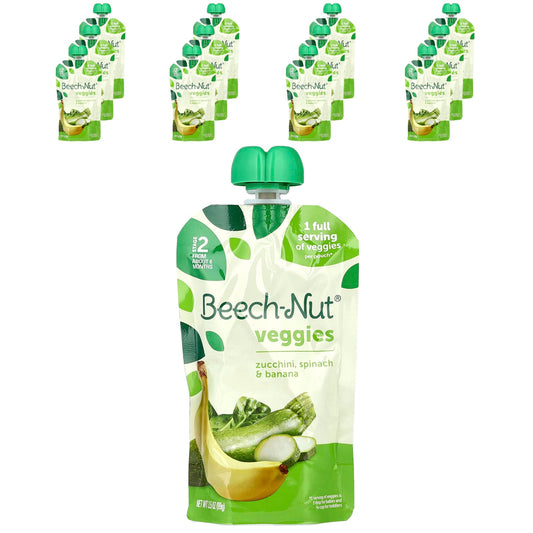 Beech-Nut Stage 2 Veggies Pouches for Babies 6+ Months - Image 1