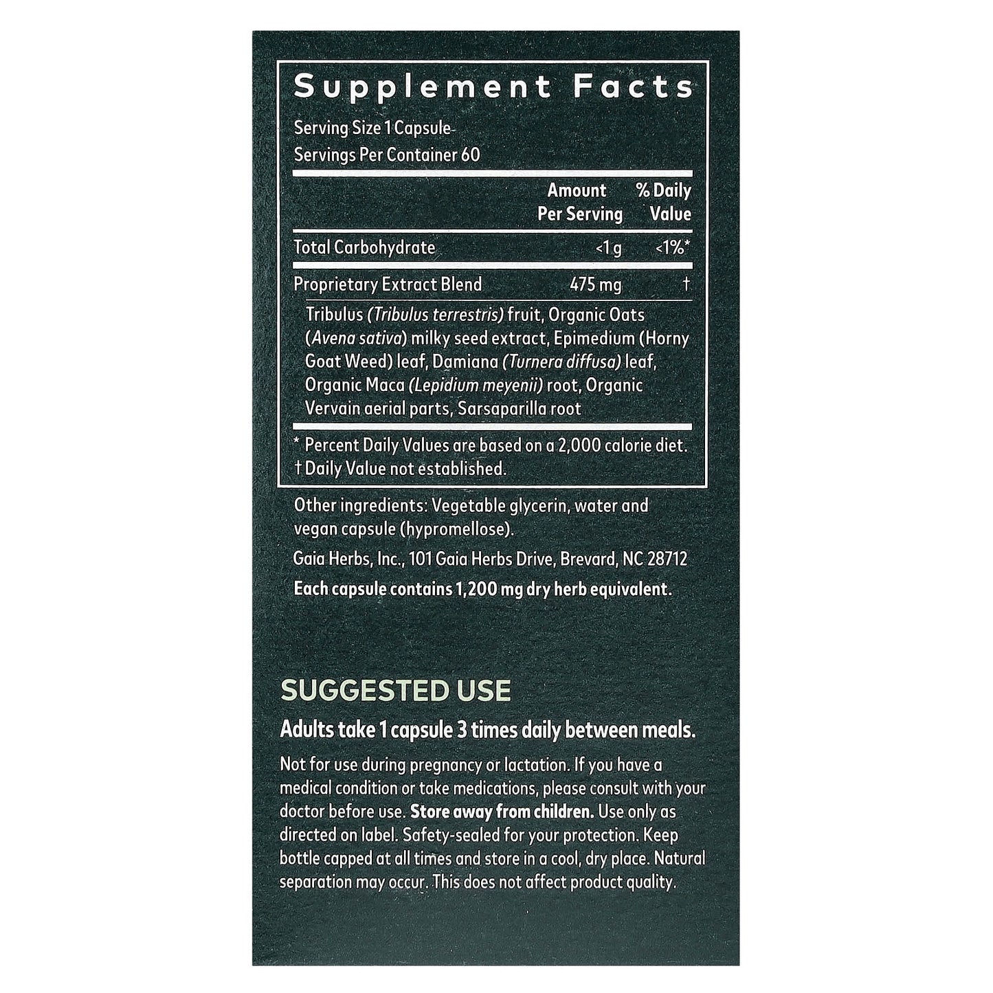 Gaia Herbs Women's Libido Supplement 60 Vegan Liquid Phyto-Caps - Image 2