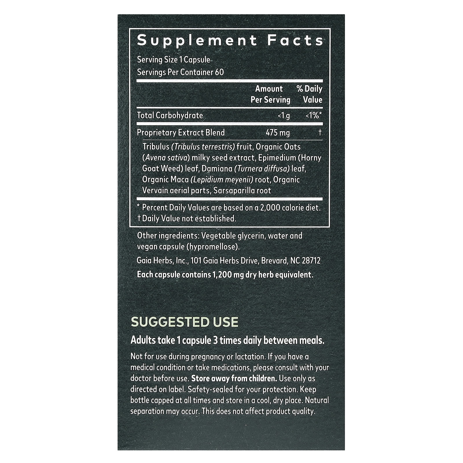 Gaia Herbs Women's Libido Supplement 60 Vegan Liquid Phyto-Caps - Image 2