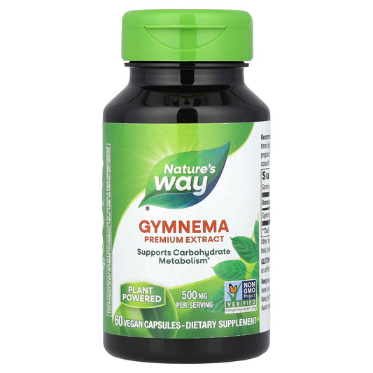 Nature's Way, Gymnema, 500 mg, 60 Vegan Capsules - Image 1
