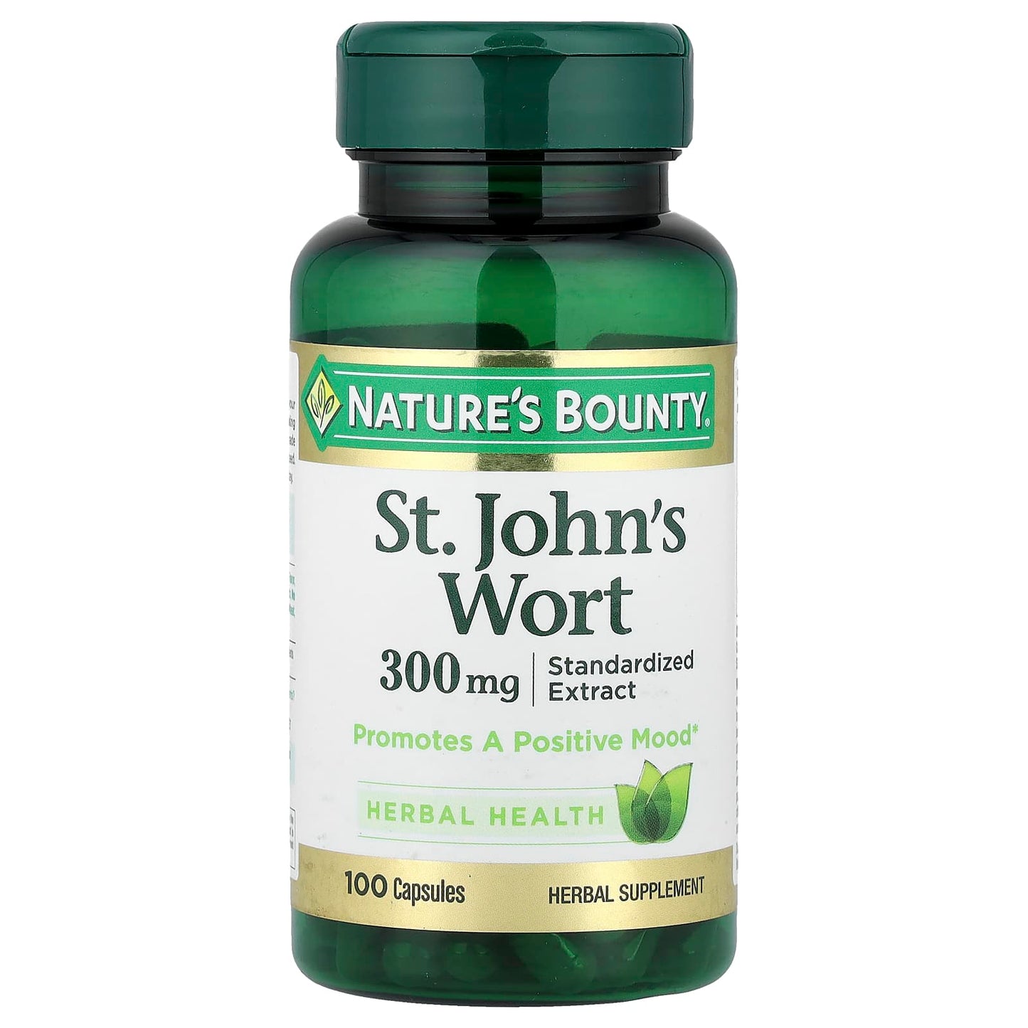 Nature's Bounty, St. John's Wort, 300 mg, 100 Capsules - Image 1