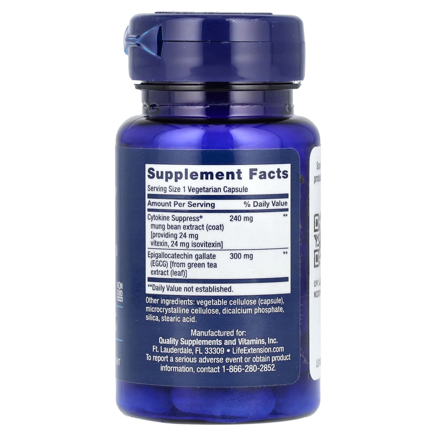 Life Extension, Cytokine Suppress® with EGCG, 30 Vegetarian Capsules - Image 2