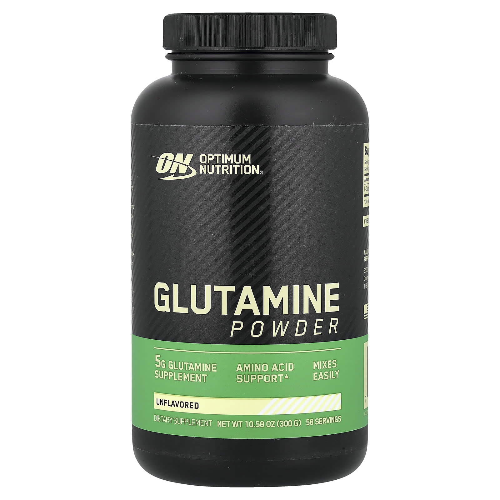 Optimum Nutrition, Glutamine Powder, Unflavored, 10.58 oz (300 g) - Image 1