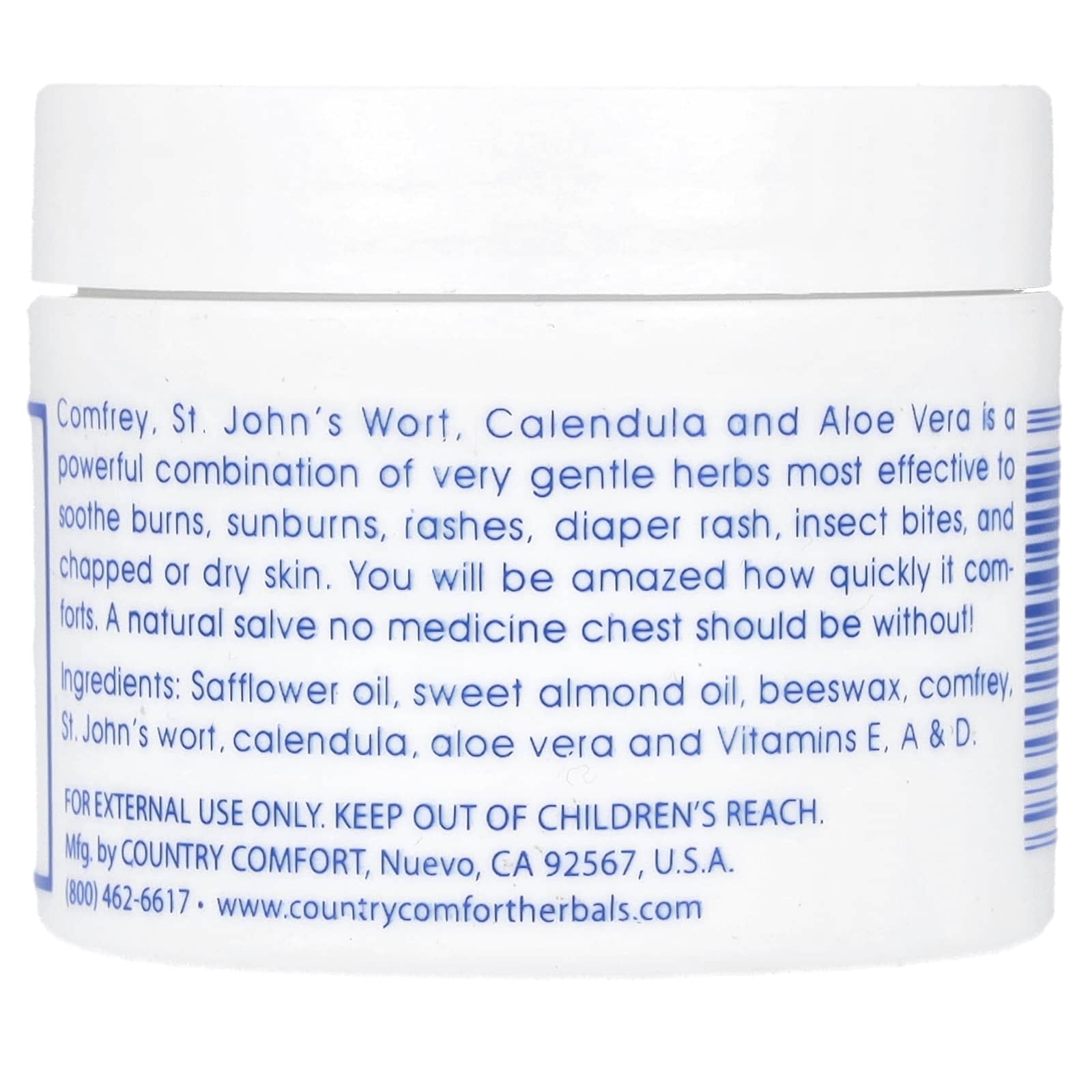 Natural Burn Relief, Skin Soothing Salve by Country Comfort, 2 oz - Image 2