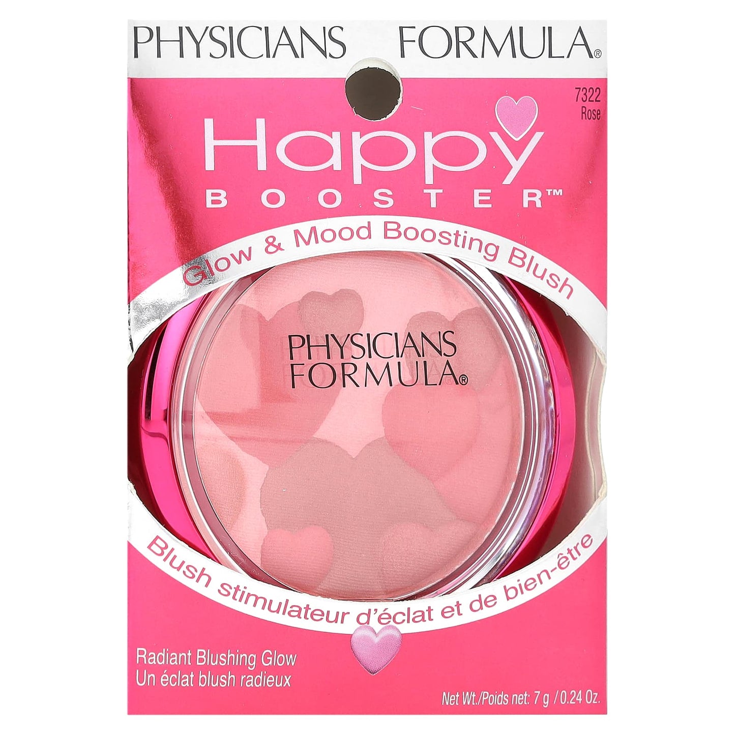 Physicians Formula, Happy Booster, Glow & Mood Boosting Blush, 7322 Rose, 0.24 oz (7 g) - Image 2