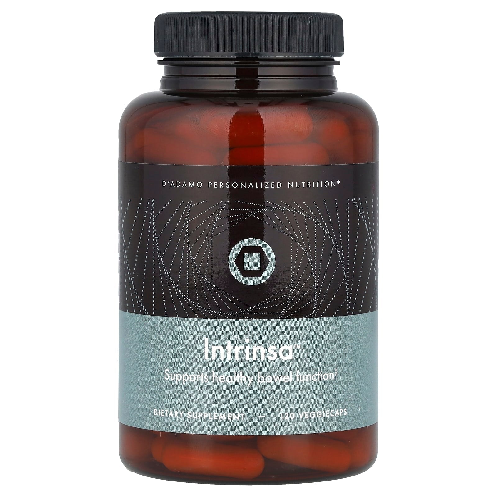 D'Adamo Intrinsa 120 Veggie Caps for Healthy Bowel Function - Image 1
