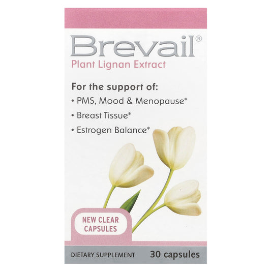 Barlean's Brevail Plant Lignan Extract, 30 Capsules for Breast Health - Image 1
