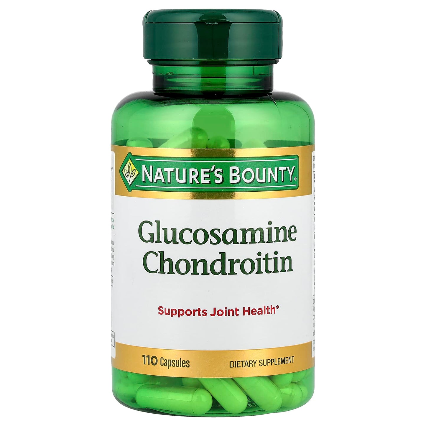 Nature's Bounty, Glucosamine Chondroitin, 110 Capsules - Image 1