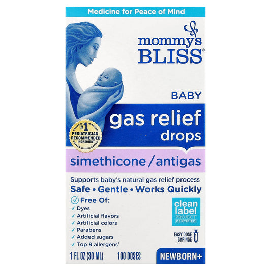 Mommy's Bliss, Baby Gas Relief Drops, Newborn+, 1 fl oz (30 ml)