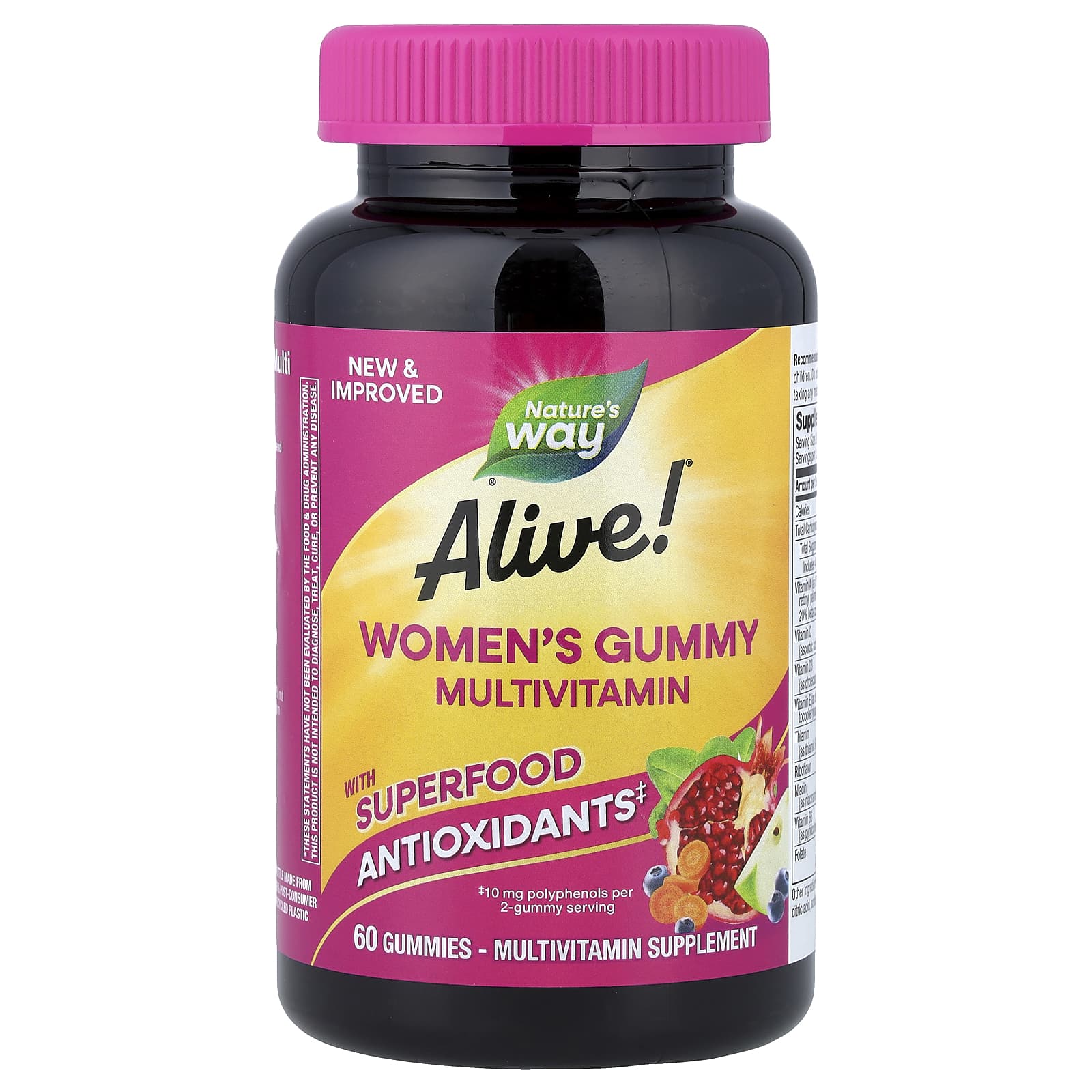 Nature's Way, Alive!® Women's Gummy Multivitamin, Mixed Berry, 60 Gummies - Image 1