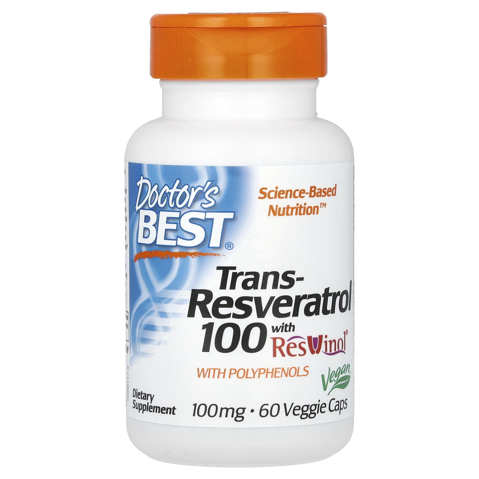 Boost Health with Doctor's Best Trans-Resveratrol 100 Capsules - Image 1