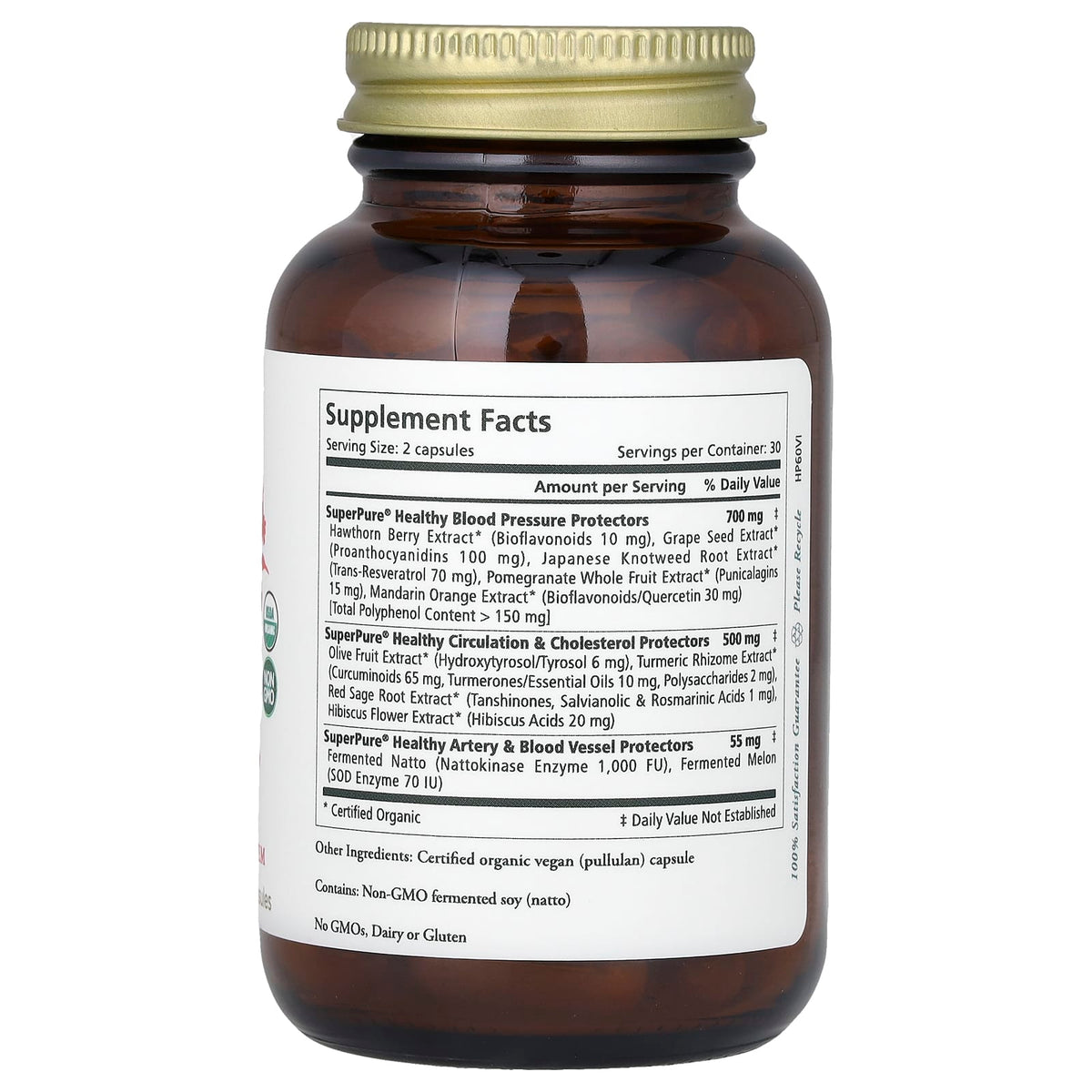 Pure Synergy, Heart Protector, 60 Capsules - Image 2