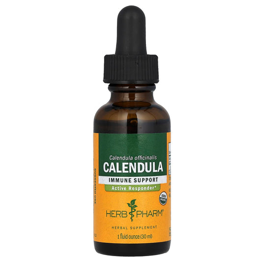 Herb Pharm USDA Organic Calendula Liquid Extract for Immune Support - Image 1